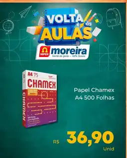 Hiper Moreira Papel chamex a4 500 folhas oferta