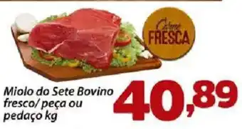 Confiança Supermercados Miolo do sete bovino fresco oferta