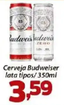 Confiança Supermercados Cerveja Budweiser oferta