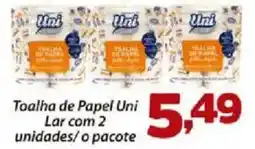 Confiança Supermercados Toalha de Papel Uni Lar oferta
