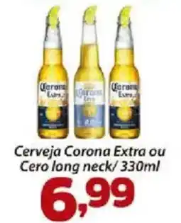 Confiança Supermercados Cerveja Corona Extra ou Cero long neck oferta