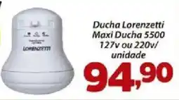 Confiança Supermercados Ducha lorenzetti maxi ducha 5500 oferta