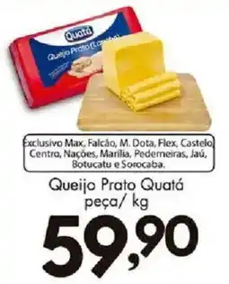 Confiança Supermercados Queijo Prato Quatá oferta