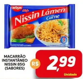 Supermercado Bem Barato Macarrão instantâneo nissin 85g (sabores) oferta