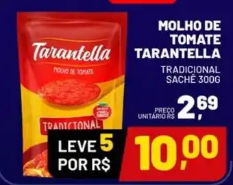 Supermercado Cubatao molho de tomate tarantella tradicional oferta
