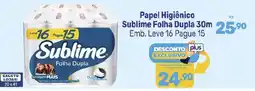 Supermercados Jau Serve Papel Higiênico Sublime Folha Dupla oferta