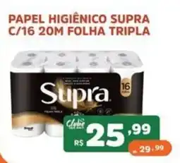 Supermercados Pague Menos Papel higiênico supra oferta