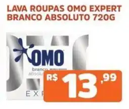 Supermercados Pague Menos Lava roupas omo expert branco absoluto oferta