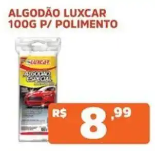 Supermercados Pague Menos algodão luxcar oferta