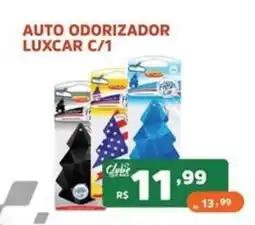 Supermercados Pague Menos auto odorizador luxcar c/1 oferta