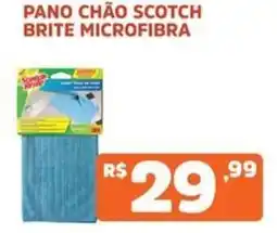 Supermercados Pague Menos Pano chão scotch brite microfibra oferta