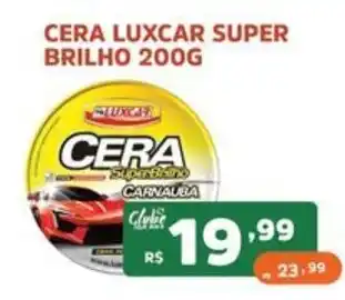 Supermercados Pague Menos Cera luxcar super brilho oferta