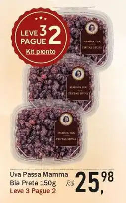 Festval Uva Passa Mamma Bia Preta oferta