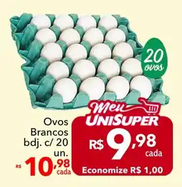 UniSuper Ovos Brancos oferta