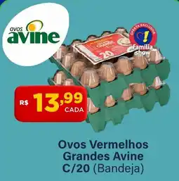 Super Show Ovos Vermelhos Grandes Avine oferta