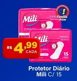 Super Show Protetor Diário Mili oferta