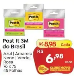 Novo Atacarejo Post It 3M do Brasil oferta