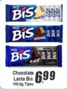 Panelão Chocolate lacta bis 100,8g tipos oferta