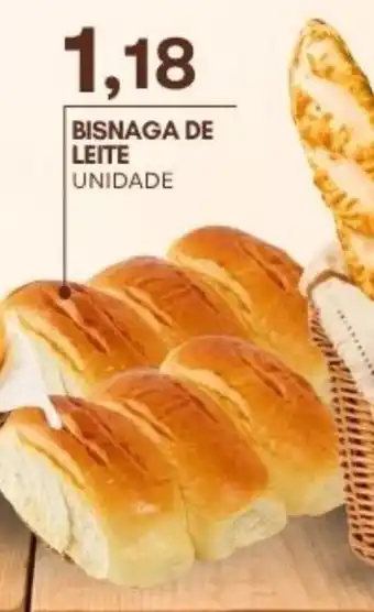Mercadão Atacadista Bisnaga de leite oferta