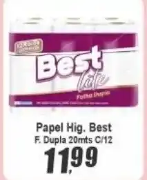 Panelão Papel Hig. Best F. Dupla oferta