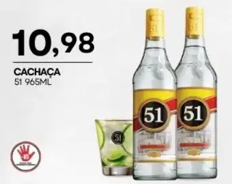 Mercadão Atacadista Cachaça 51 oferta