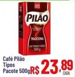 Max Atacadista Café Pilão Tipos oferta