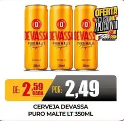 Fort Supermercados Cerveja devassa puro malte oferta