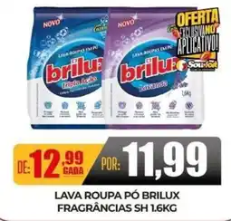 Fort Supermercados lava roupa pó brilux fragrâncias sh oferta