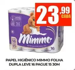 Fort Supermercados Papel higiênico mimmo folha dupla oferta