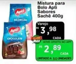 Max Atacadista Mistura para Bolo Apti Sabores oferta