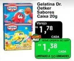Max Atacadista Gelatina Dr. Oetker Sabores oferta