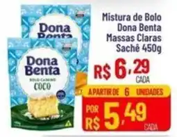 Max Atacadista Mistura de Bolo Dona Benta Massas Claras oferta