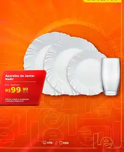 Le Biscuit Aparelho de Jantar Nadir oferta