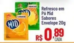 Max Atacadista Refresco em Pó Mid Sabores oferta