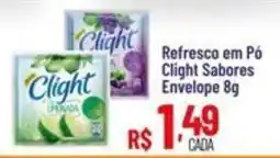 Max Atacadista Refresco em Pó Clight Sabores Envelope oferta