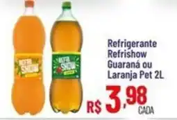 Max Atacadista Refrigerante Refrishow Guaraná ou Laranja oferta