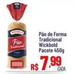 Max Atacadista Pão de Forma Tradicional Wickbold oferta