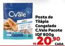 Max Atacadista Posta de Tilápia Congelada C.Vale Pacote oferta