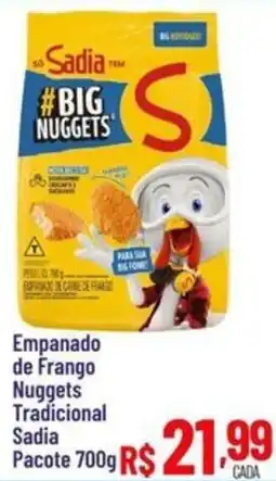 Max Atacadista empanado de frango nuggets tradicional sadia oferta