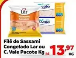 Max Atacadista Filé de Sassami Congelado Lar ou C. Vale Pacote oferta