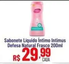 Max Atacadista Sabonete Líquido Íntimo Intimus Defesa Natural oferta