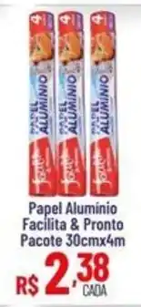 Max Atacadista Papel Aluminio Facilita & Pronto oferta