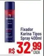 Max Atacadista Fixador karina tipos oferta