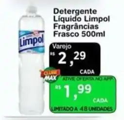 Max Atacadista Detergente Líquido Limpol Fragrâncias oferta