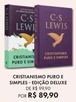 Livraria Leitura Cristianismo puro e simples - edição deluxe oferta