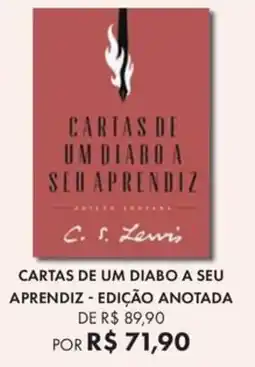 Livraria Leitura Cartas de um diabo a seu aprendiz - edição anotada oferta