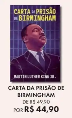 Livraria Leitura Carta da prisão de birmingham oferta