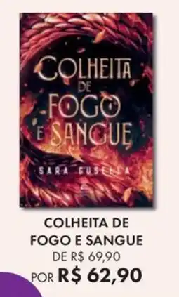 Livraria Leitura Colheita de fogo e sangue oferta