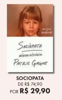 Livraria Leitura Sociopata minha história oferta