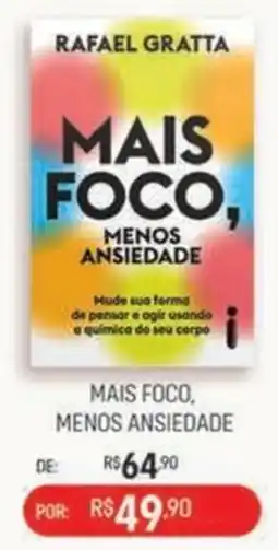 Livraria Leitura mais foco, menos ansiedade oferta